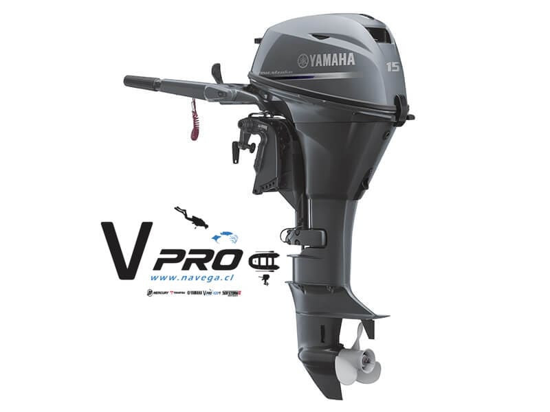 Fuera de borda Yamaha 15HP F15CMHS para todo Chile